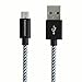 CableCreation USB to Micro USB Cable 4 FT, Braided USB2.0 Micro-B USB Charging Data Cable Works with Raspberry Pi Zero, Fire Stick, Chromecast, Micro-B Phone 1.2M Black
