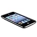 Unique Transparent S Shape Protective Case for iPod touch 4G (Solid Black)