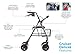 NOVA Cruiser Deluxe Rollator Walker, Blue