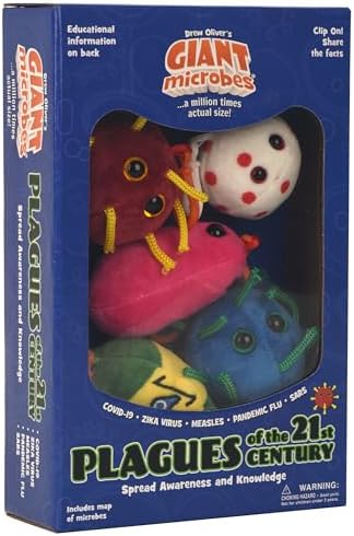Peluche Cromosómico De GIANTmicrobes – Modelo De ADN Y Genética, Regalo Educativo Para Estudiantes, Científicos Y Amantes De La Biología
