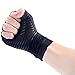 LTXB Copper Fingerless Compression Gloves - Copper Arthritis Gloves & Carpal Tunnel Pain Relief Compression Support for Joint Pain (M)