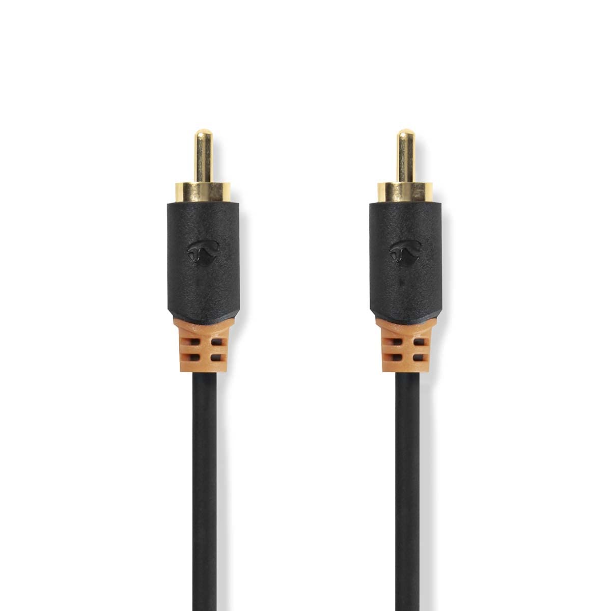 Nedis Digital Audio Cable, RCA Male to Male, Gold-Plated Connectors, 2.00m