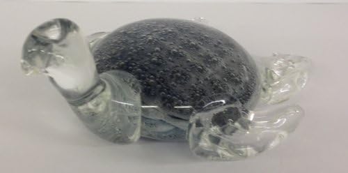 Crystal Clear Collectables Patterned Glass Turtle Ornament