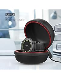 Gear S3 Soporte de carga, soporte de carga, soporte de carga, accesorios de funda, portátil de viaje, estación de acoplamiento de EVA para Samsung Gear S3 Frontier Classic Reloj, negro