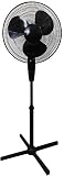 VMI OSCILLATING PEDESTAL FAN 16" Black ( Packaging may vary)