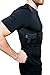 Graystone CCW Holster T-Shirt for Men- Crew Neck Compression Conceal Carry Tactical Clothing (Med, Black)