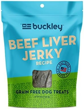 Buckley Original Premium Protein Dog Jerky Treats, Beef Liver, 5 Ounce by Buckley