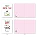 The Best Card Company - 10 Funny Assorted Blank Humor Notecards Box Set 4 x 5.12 Inch w/Envelopes Loving Cartoons for Men, Women (10 Designs, 1 Each) - Romantic Yummy Puns M5659OCB-B1x10