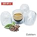 Espresso Coffee Cups, Double Wall Thermo Insulated Shot Glasses, Espresso Mugs, Set of 4