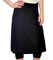 Kosher Casual Women's Modest Knee Length Sports Skirt with Leggings