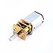 Micro DC 6V 12V Speed Motor with Full Metal Gearbox Replacement N20 Shaft Diameter Gear Motor for RC Car, Robot Model, DIY Engine(12V, 300rpm)