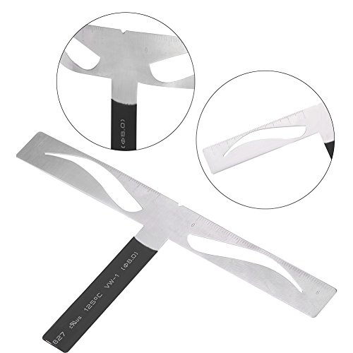 Eyebrow Ruler, Permanent Eyebrow Ruler Eyebrow Measure Balance Extension Ruler Eyebrow Shape Designerï¼ˆ2 Typesï¼‰(Classic Eyebrow)