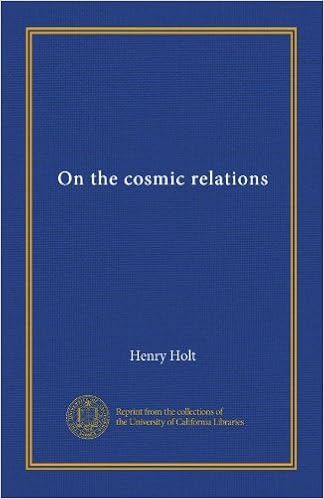 On The Cosmic Relations Henry Holt Amazoncom Books - 