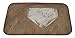 Gear New Home Plate Baseball Bath Mat, Microfiber, Foam With Non Skid Backing, 34