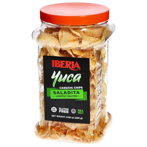 IBERIA YUCA/CASSAVA CHIPS, 8.8 OZ