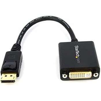 StarTech.com DisplayPort To DVI Adapter – Passive – 1080p -DP to DVI – Display Port to DVI-D Adapter