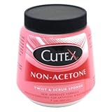 Cutex 7oz Non-Acetone Jar Twist & Scrub Sponge