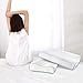 GiiYoon Orthopedic Pillow (Size: 23.2x15.4x4.7/3.5 in) Neck Support Pillows for Side Sleepers, Back and Stomach Sleepers, Contour Pillows for Cervical Pain Relief, Breathable and Washable Removable
