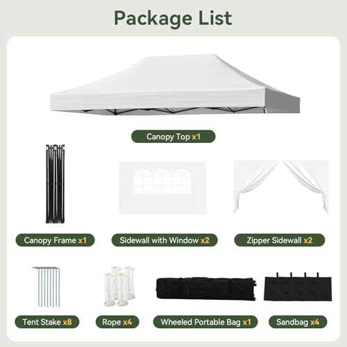 Aoxun 10x15 Pop Up Canopy Review: Heavy Duty Instant Shelter with Sidewalls image 20