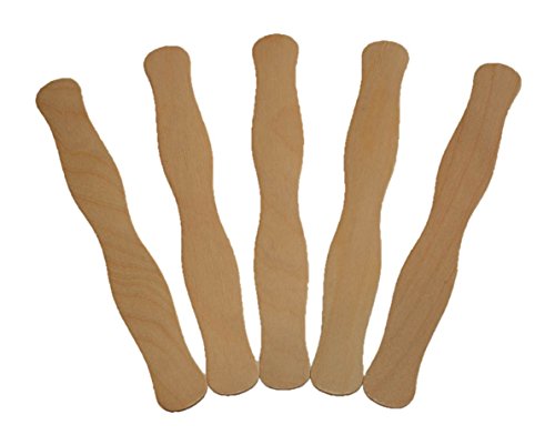 Woodman Crafts Fan Handles - 8" Inch Jumbo Premium Grade Wooden Sticks Handles MADE IN USA - Use For Wedding Fan Sticks, Auction Bidding Paddles and Craft Projects (Box of 500)