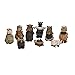 Kurt Adler Resin Bear, 4-Inch, Set of 9 Nativity Set