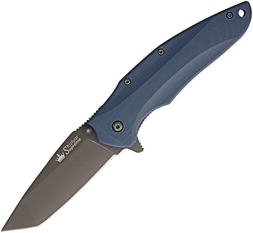 Kizlyar kk0227 zorg edc flipper knife with ti d2 tool s…