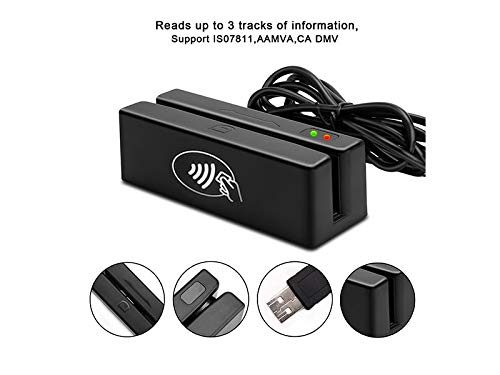 MSR100-RF 2-in-1 Magstripe reader + RFID NFC contactless card reader writer