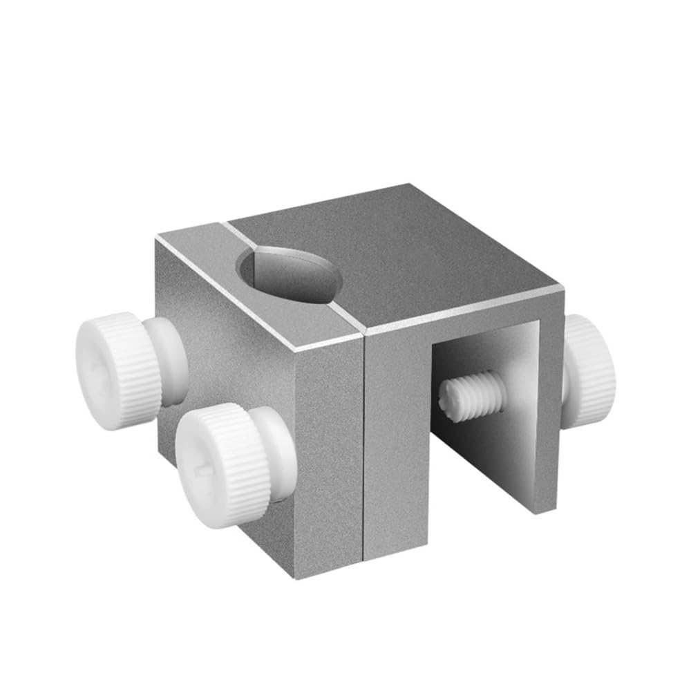 DONGKER Aquarium Tube Fixture Holder, Aluminum Alloy Fish Tank Water Hose Clip with Fixing Screws for Aquarium Fish Tank Inlet Outlet Pipes