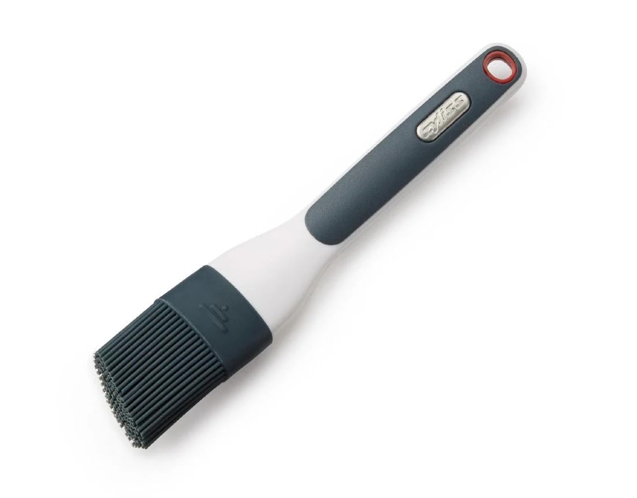 Zyliss E980092 Silicone Pastry Brush, 21cm, Grey/White, Ideal for Spreading of Egg Washes, glazes, Butter, basting, Dishwasher Safe