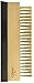 Winco Brass Wire Oven Bristle Brush with Metal Scraper,Brown,Medium