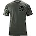 Classic Molon Labe T-Shirt (Large, Green/Black)