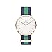 Daniel Wellington Classic Warwick Rose Gold Watch, 40mm, Nato, for Men and Women