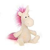 Jellycat Baggles Ursula Unicorn Stuffed Animal, 15 inches