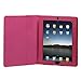 HOT Pink - iPad Pink PU Leather Stand Case (for iPad 1)