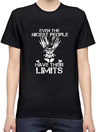 Mens Dragon Ball Z Gohan Nicest People Have Their Limits Tee By Fangbai Liu