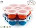 Silicone Egg Bites Molds for Instant Pot Accessories - Fits Instant Pot 5,6,8 qt Pressure Cooker - Reusable Storage Container with Clip-On Lid - Baby Food Freezer Tray - by Han Kitchen (2 Pack)
