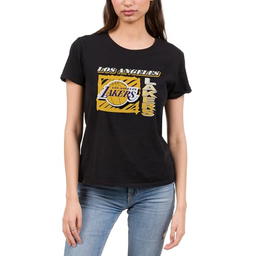 Junk Food NBA - Los Angeles Lakers - Scribble Square - Officially Licensed Wome…