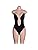 Women's U Plunge Bodysuit Strapless Bra Backless Thong