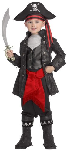 Pirates of the Seven Seas Child's Captain Black Costume