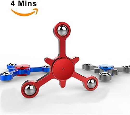 Titanium Alloy Fidget Spinner Package, Creative Figit Hand Toy For 4-10 Years Old, Cool Ideal Brithday Christmas Gifts for Boys, Girls, Teenages, Sisters