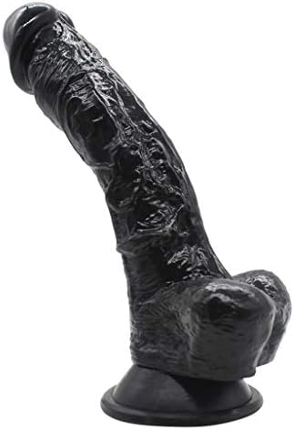 Fetil Realistic Silicone M-ásságer Tool 9.9 inch, Waterproof Big Size Vibe Pl-easure Toys for Women (Black)