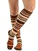 Womens Stripe Knee Socks Cashmere Blend 7 Color Options