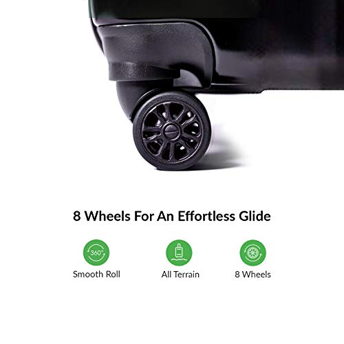 Genius Pack Hardside Luggage Spinner Smart, Organized, Lightweight Suitcase TSA Approved