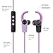Photive PH-EB100 Sweat-Proof Wireless Bluetooth 4.1 Stereo Earbuds with Built in Microphone (Purple)