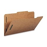 Smead Fastener File Folder, 2 Fasteners, Reinforced 2/5 -Cut Tab Right of Center Position, Guide Height, Letter Size, Kraft, 50 per Box (14880)
