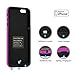 iPhone 6S Plus / 6 Plus (not for iPhone 6 / 6s) Battery Case Charger [Extra Bonus-Tempered Glass Screen Protector], 6800mAh External Battery Backup Protective Charger Case (Pink)