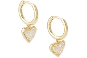 Kendra Scott Ari Heart Huggie Earrings for Women, Fashion Jewelry