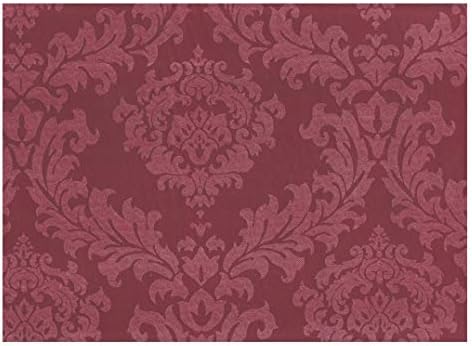 American Plastics Vinyl Tablecloth Flannel Backed Table Cloth Fleur de lis Scroll (Burnt Umber, 52 x 90 Rectangle)