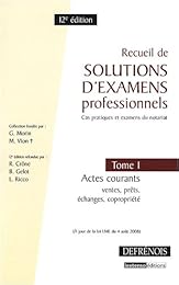 Recueil de solutions d'examens professionnels