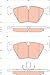 TRW Automotive TPC0946 Disc Brake Pad Set for BMW X3: 2004-2010 and other applications Front, black